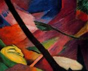 弗朗茨 马克 : Deer in the Forest II